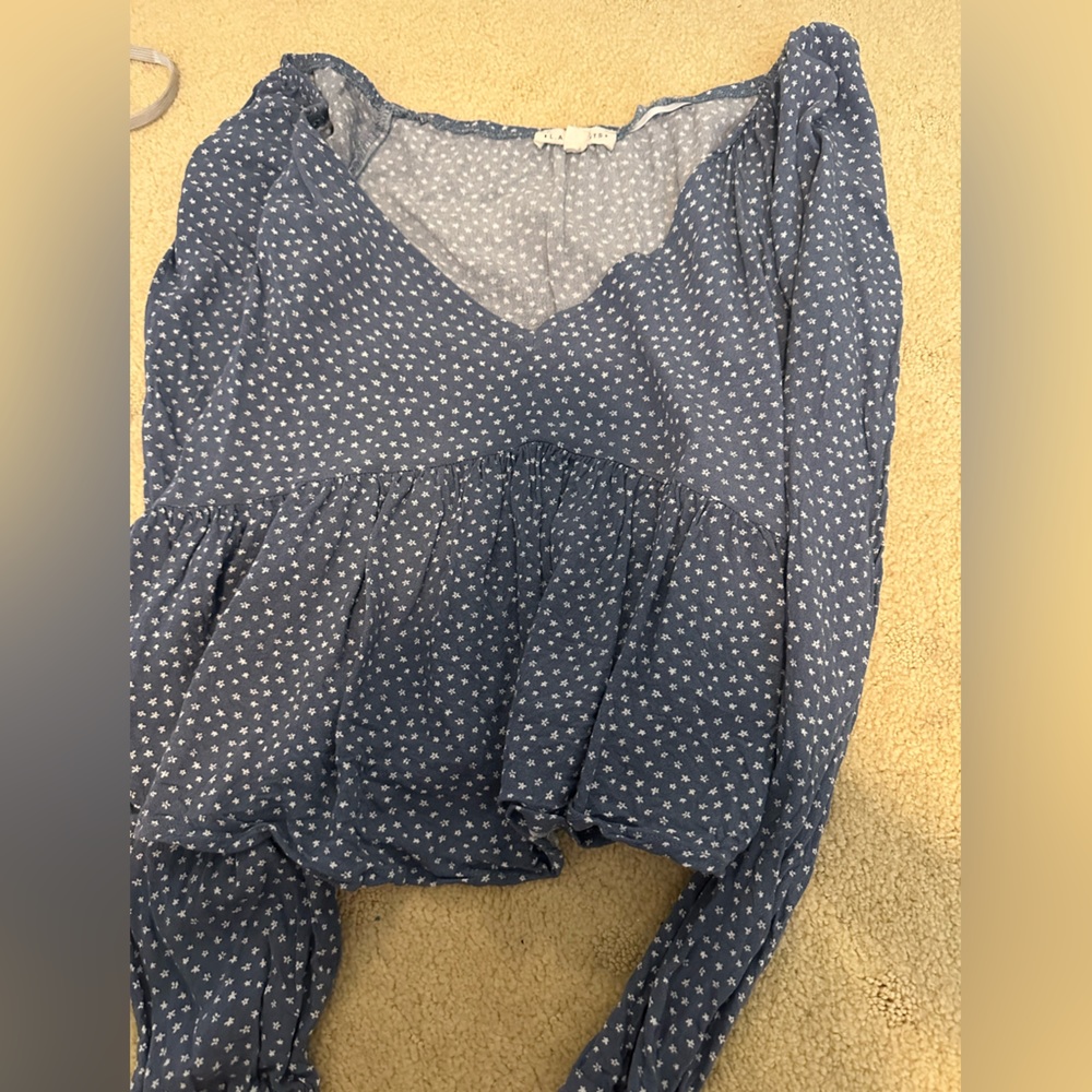 LA hearts long sleeve floral